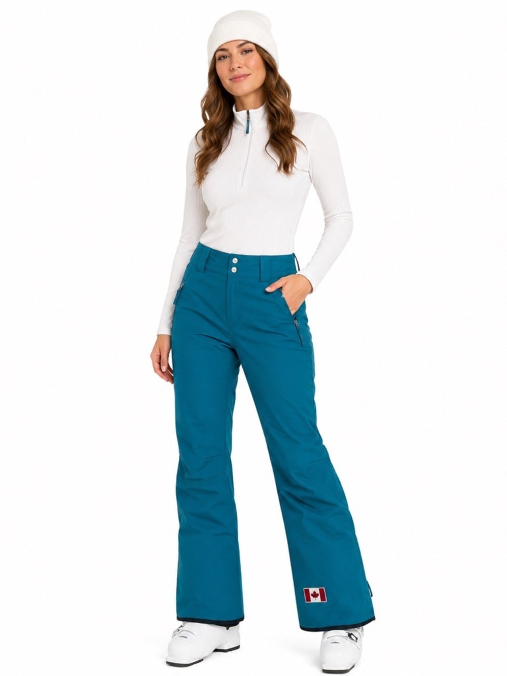 Lole Women’s Small Turquoise Bootcut Ski Snowboard Snow Pants